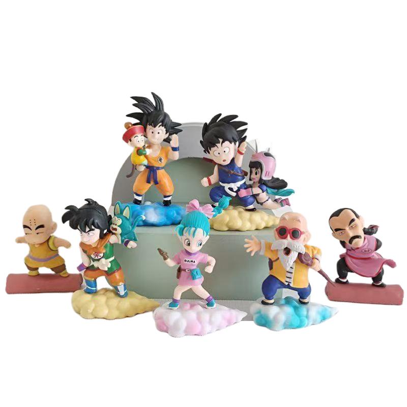 Son Goku Kame Sennin Cartoon Anime Periphery Doll Toy Boy Desk Desk Personality Model Figure Ornaments Holiday Gifts