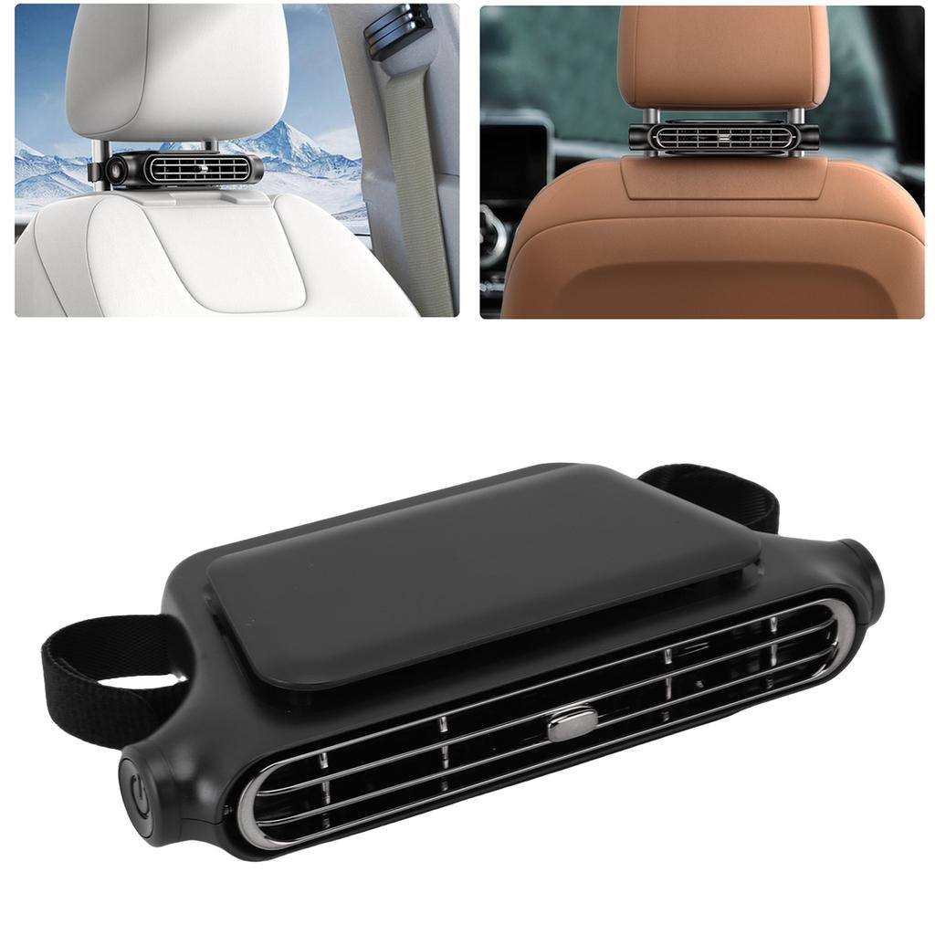 Car Seat Cooling Fan Bladeless USB Car Headrest Backseat Cooling Fan for Front Rear Seat