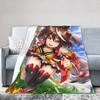 Uma Musume Pretty Derby Blanket Velvet Winter Multifunction Warm Throw Blanket for Bedding Office Bedspreads