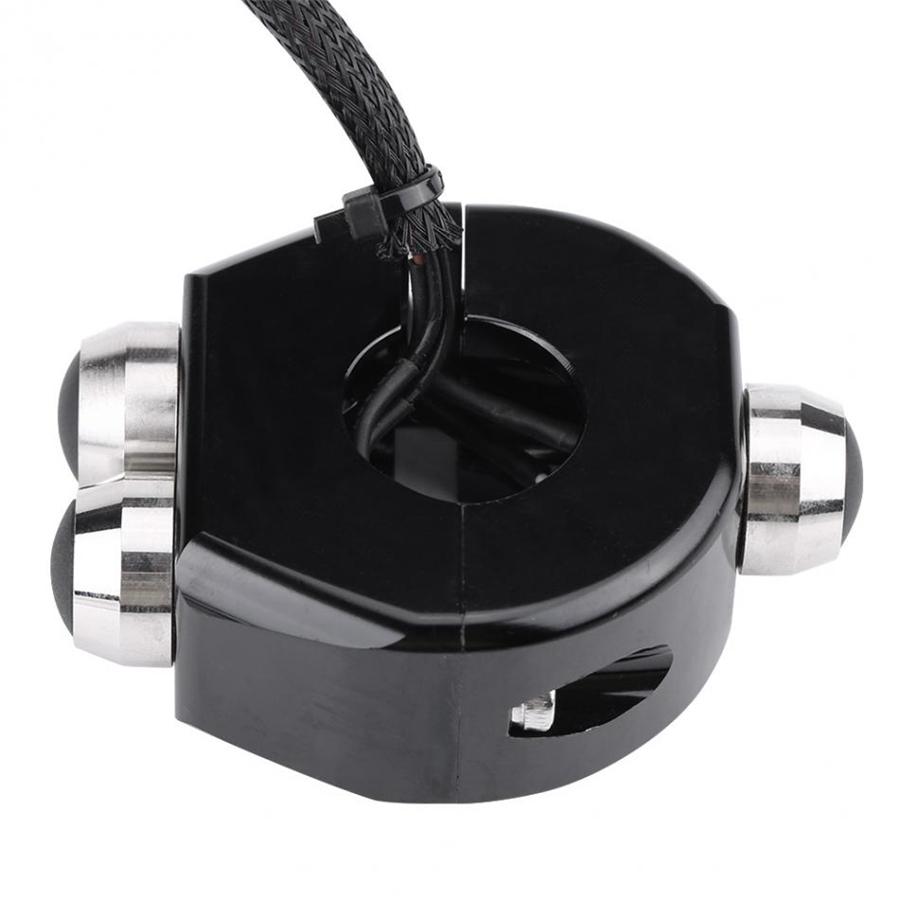 25MM CNC Alloy 3-Button Cafe Racer Grips Honda Yamaha