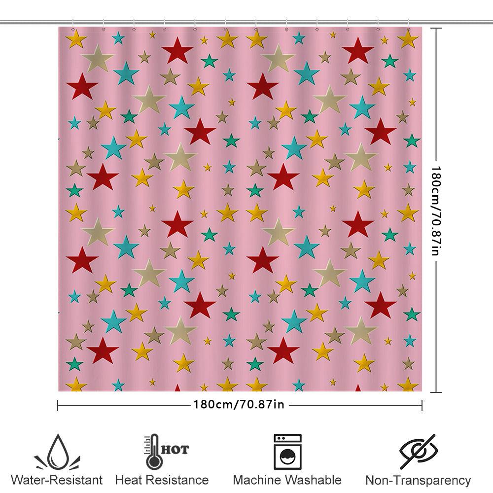 Vibrant Butterfly Floral Print Shower Curtain For Bathroom Decor Pink Flowers Purple Background Waterproof Fabric Size 72X72 Inc