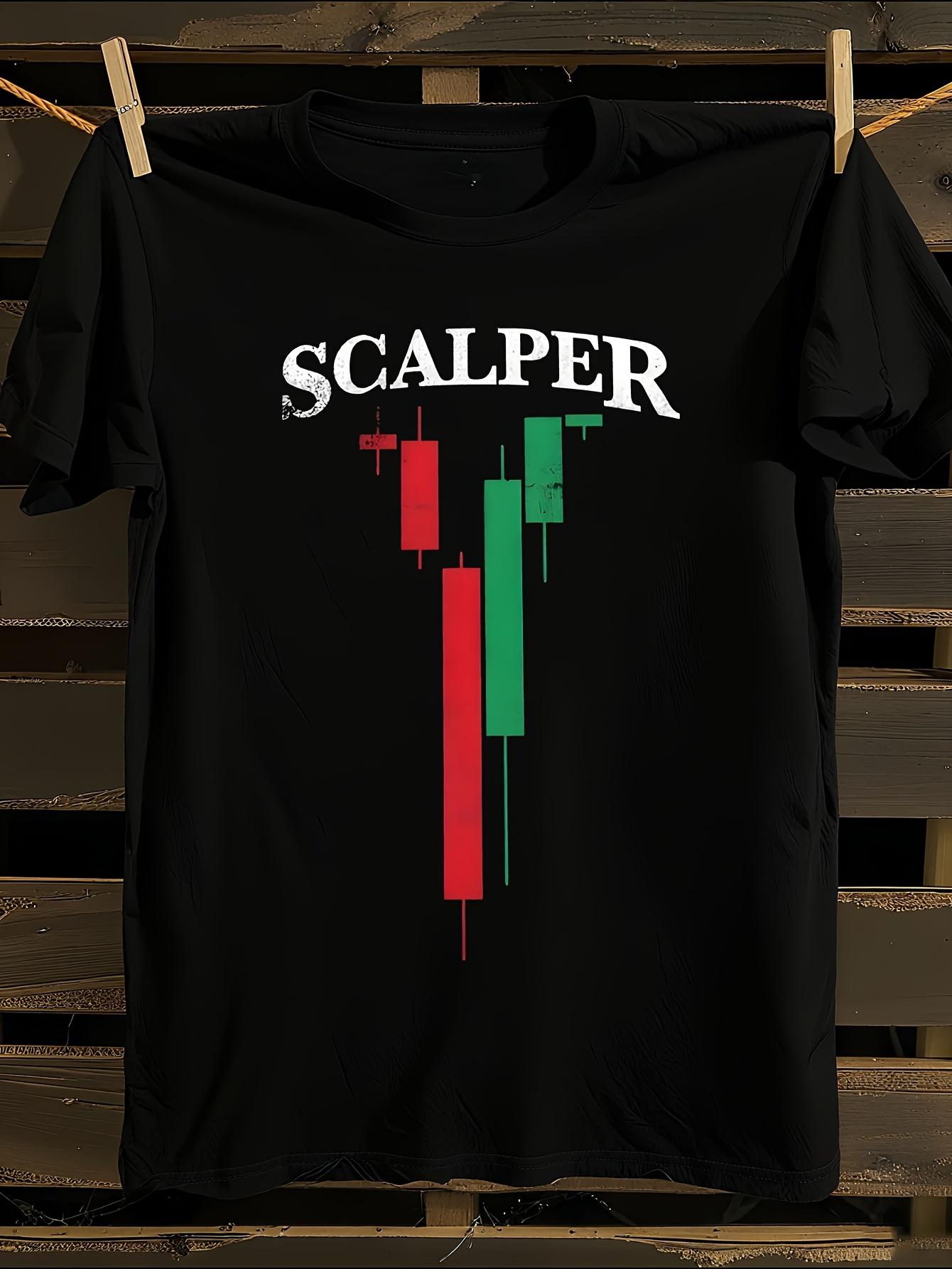 Finance-Themed Stock Market Graphic Tshirt XL
