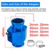 52MM Water Temperature Gauge 40-140 Celsius Car Water Temp Joint Pipe Sensor Adapter 1/8NPT Temperature Indicator for Car