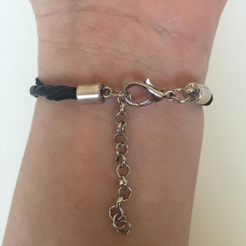 Couples Bracelets Friendship Love Cuff Moon And Sun Leather Braid Present Present Adjustable Current Voguish Fashionable InnovativeTrendy Cuff