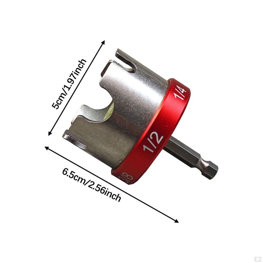 Nut Zipper Drill Attachment for 1/4" 3/8" 1/2" Threaded Rod Lightweight Heavy Duty Versatile Hex