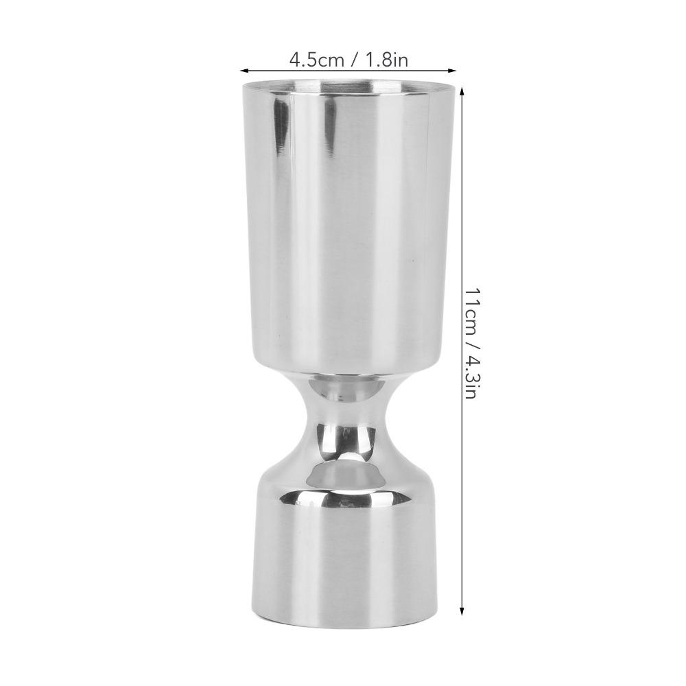 304 Stainless Steel Cocktail Jigger Dual Ounce Scales Stainless Steel Jigger  Bartending