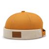 Cappello da Marinaio Cappelli Senza Visiera Berretto Berretto Cappello Per Uomo Donna Velluto a Coste Stile Retro Polsino Arrotolato Cappello da Porto