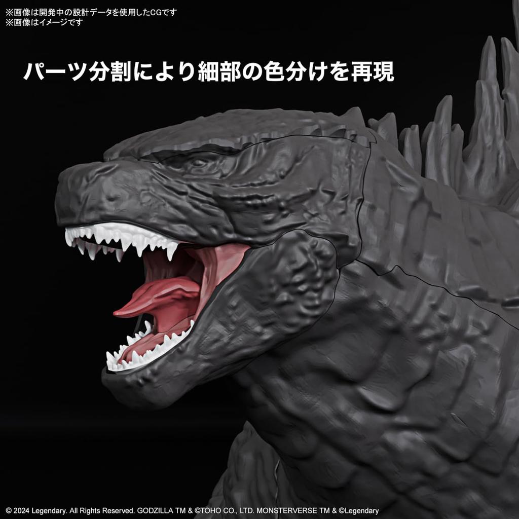 BANDAI SPIRITS Godzilla from X The New Plastic Model (2024) "Godzilla Kong Empire" Color-coded