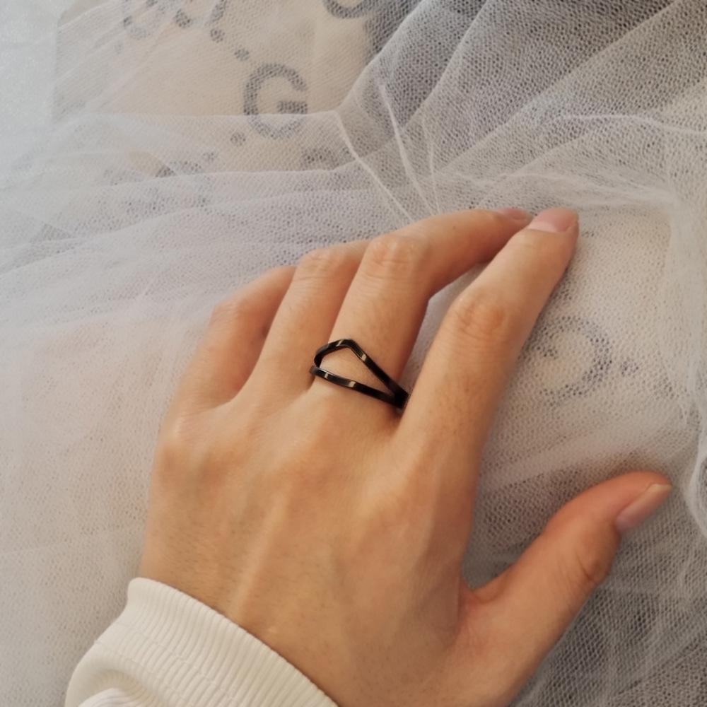 European & American Minimalist Stainless Steel Open Rings - Non-Fading INS Style