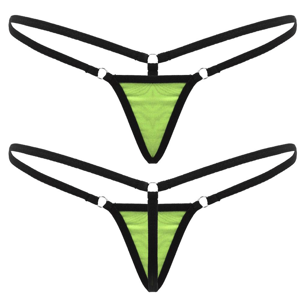 Damskie stringi z niskim stanem Micro Stringi Breakaway G-String T-Back Majtki Bielizna Bielizna