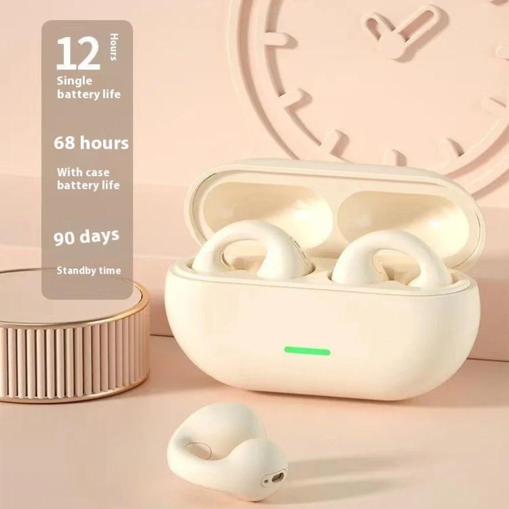 Xiaomi Bone Conduction Wireless Earphones HiFi Stereo Sound Sports Headphones Waterproof with Built-in Mic for Gaming Music Daily Use