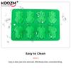 3D Frog Silicone Molds Fondant Candy Chocolate Mould Passover Frog Jello Plaster Epoxy Resin Crayons Cake Decorating Tools