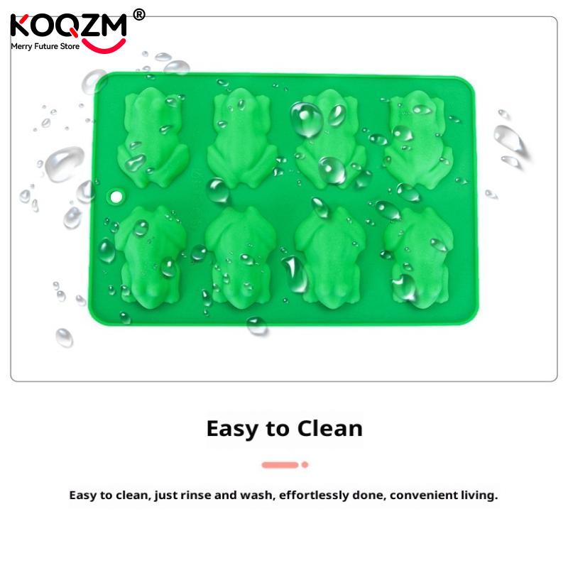 3D Frog Silicone Molds Fondant Candy Chocolate Mould Passover Frog Jello Plaster Epoxy Resin Crayons Cake Decorating Tools