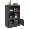 Sideboard Anthracite 67 X 39 X 107 Cm Steel