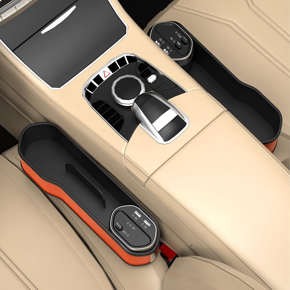 ABS Car Seat Storage Box Easy To Easy To Install And Mess-Free 3 In 1 Car Seat Seam Storage Box