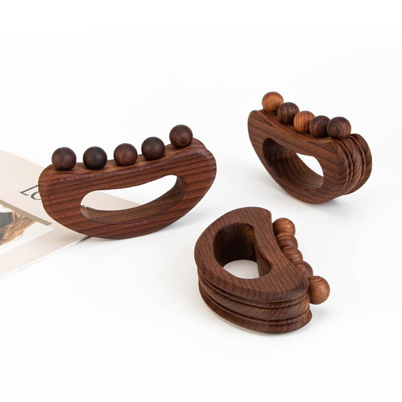 1Pcs Lymphatic Drainage Massager Wooden Gua Sha Tool For Body Manual Massage Scraper For Anti Cellulite Body Gua Sha Paddle