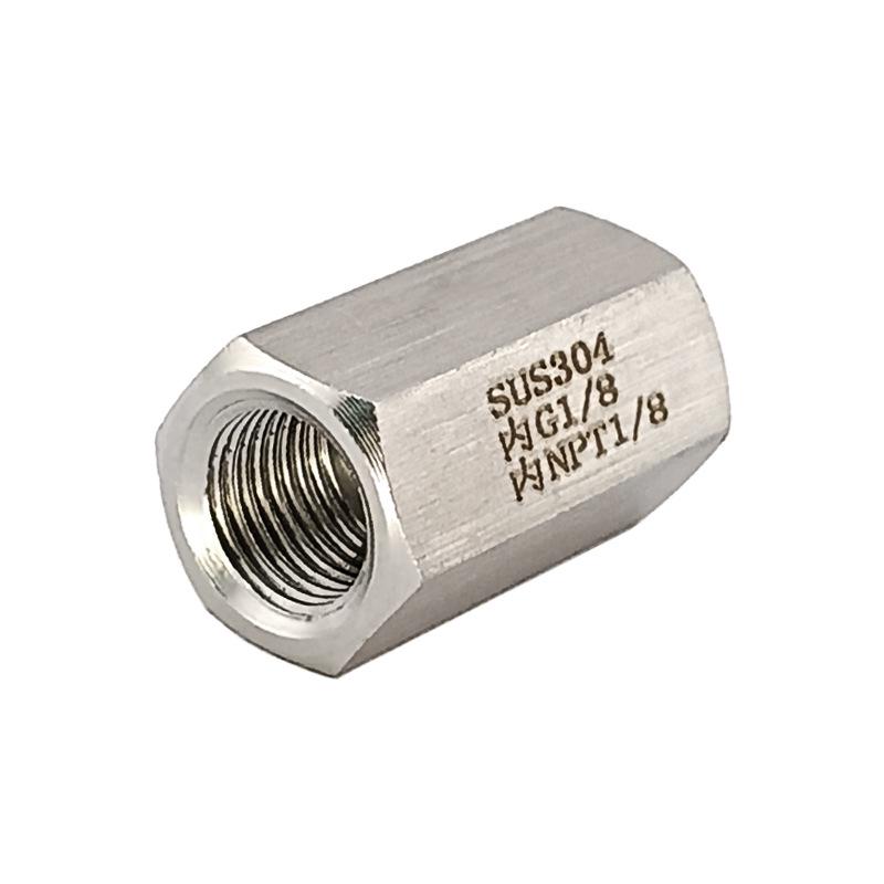 

Stainless Steel Female NPT 1/8 to Female G1/8 BSP Threaded Conversion Fitting Reducer