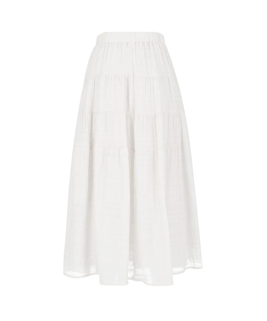 SOUP Tiered Flare Long Skirt (Sb3Srf1)