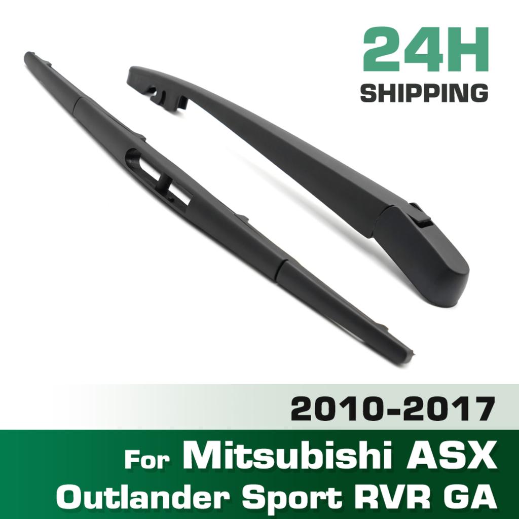Wiper 10" Rear Wiper Blade & Arm Set Kit For Mitsubishi ASX Outlander Sport RVR GA 2010 - Windshield Windscreen Window