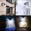 New Ip65 Sensor Solar Powered Outdoor Garden Wall Lights Landscape Light With Solar Battery Backup Outdoor Wall