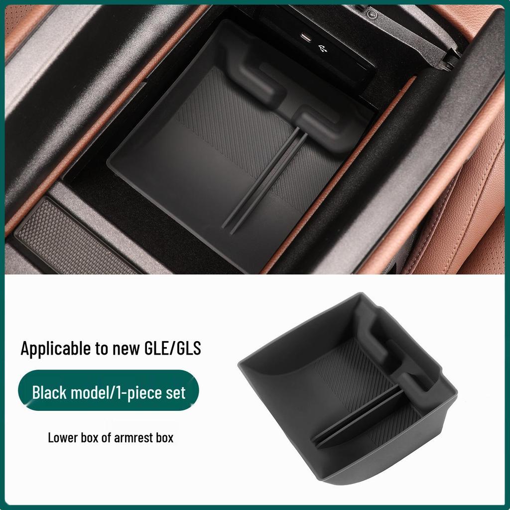 Silicone Storage Box for Mercedes GLE/GLS Center Console & Armrest