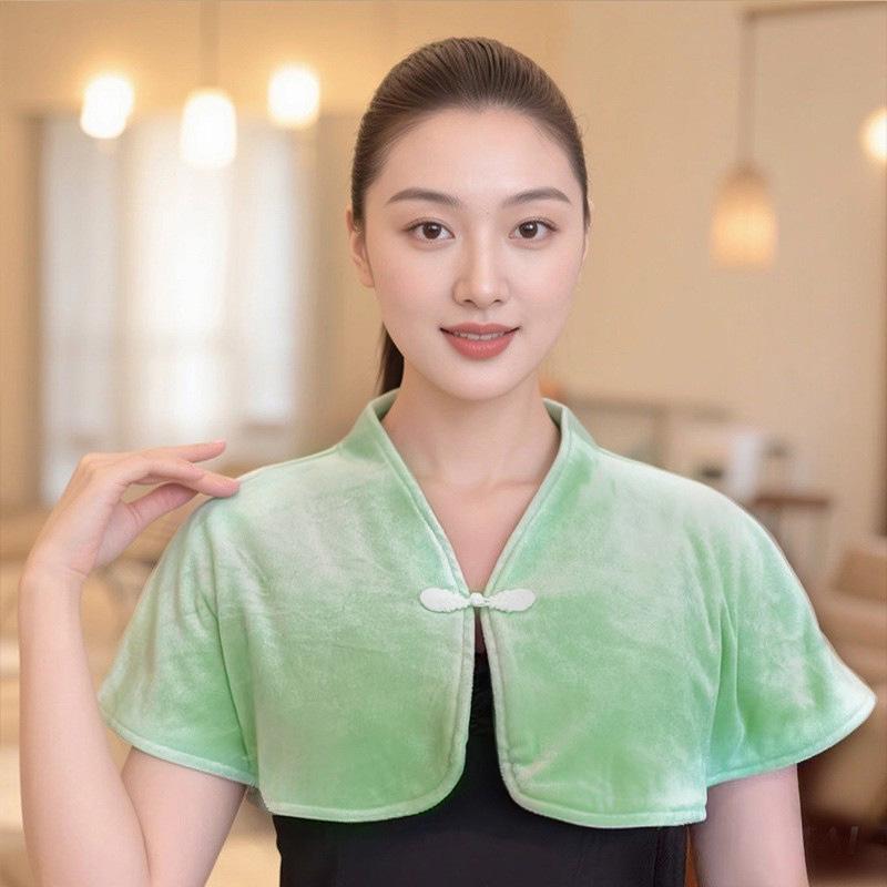 

Универсальная плюшевая шаль-плед «Четыре сезона» для офисного сна - Теплая и простая для весны и осени 60cm светло-зеленый