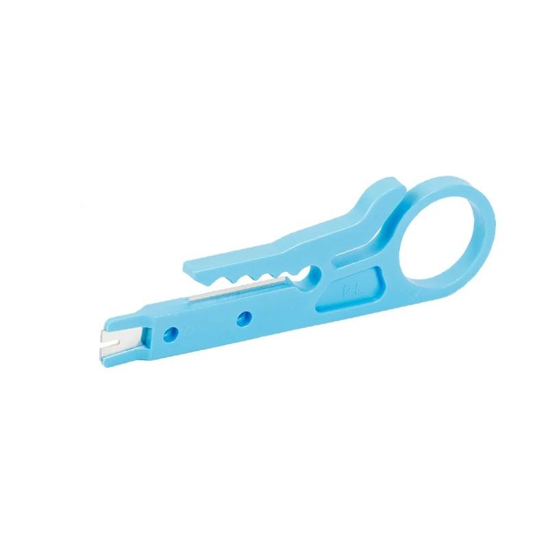 3pcs black/blue/yellow portable wire stripping pliers small wire stripping knife wire cutting tool network cable crimping pliers