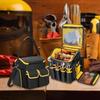 Large Capacity Tool Kit Wear-resistant Tool Tote Bag Removable Baffle Tool Organizer  Workshop