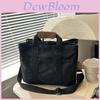 Canvas Baby Diaper Bag Large Capacity Multicompartment Baby Carryall For Daily Use