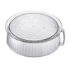 Capac Alimentar din Plastic Transparent cu Mâner Cupolă Universală pentru Oale Tigăi Farfurii Rezistent la Praf Stivuibil Accesoriu de Bucătărie Multifuncțional pentru Casă Bufet