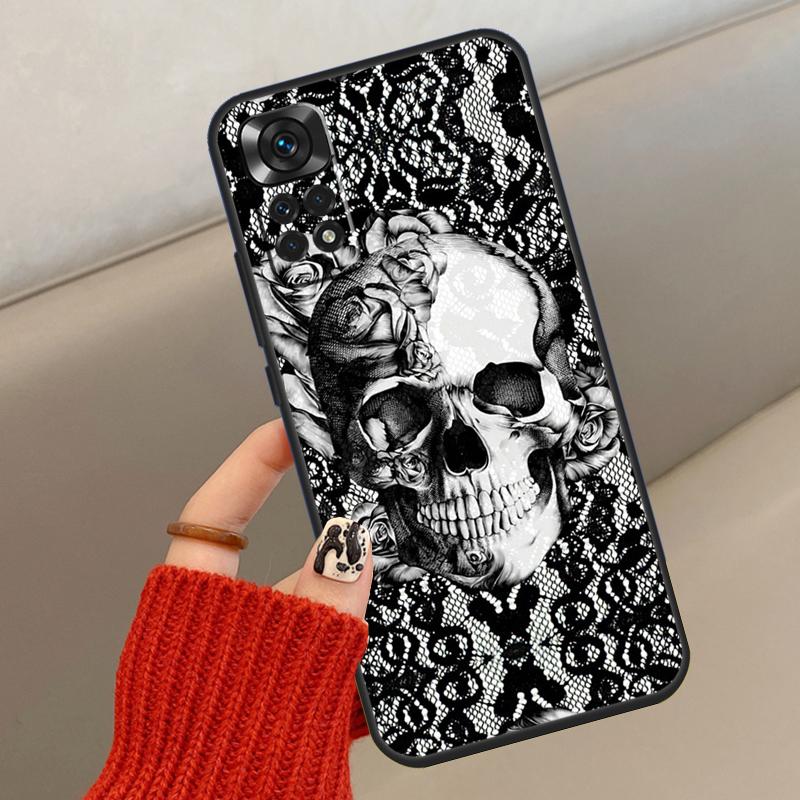 

Gothic Fashion Skull Case For Xiaomi Redmi Note 14 10 11 12 13 15 Pro Plus Cover For Redmi 15 14C 10C 12C 13C 15C Redmi Note 11 Pro