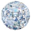 50Pcs Cute Cartoon Blue Winter Graffiti Stickers Decoration Decals Laptop Notebook Phone Stationery Scrapbooking Sticker