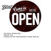 Wooden Door Sign Open Closed Double-Sided Hanging Reversible Pine Wood Sign Business Holiday Double-sided Decor with Rope No Drill