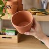Terracotta Flowerpot Flowerpot, Clay Plant Pot with Drainage Hole, Porous Indoor Outdoor Planter for Plants Succulents Cacti Herbs Crack Resistant