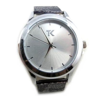 [N2309] - Women's Watch 'Trendy' Silver-grey (animal Print)