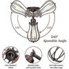 2-Pack Industrial Wall Light E27 Shade Cage Pendant Lamp Vintage Ceiling Light Indoor