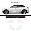 Black TPU Car Body Protective Film Invisible For Tesla Model 3/Y 2017-2025 Front Rear Door Extended Transparent Car Clothing Set