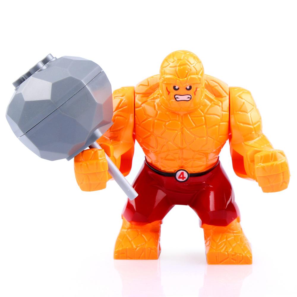 Marvel Mini Building Block Set Superhero Animal Figure Thanos Hulk Stone Man Assembles Building Block Set Toy Children's Birthday Gift Present