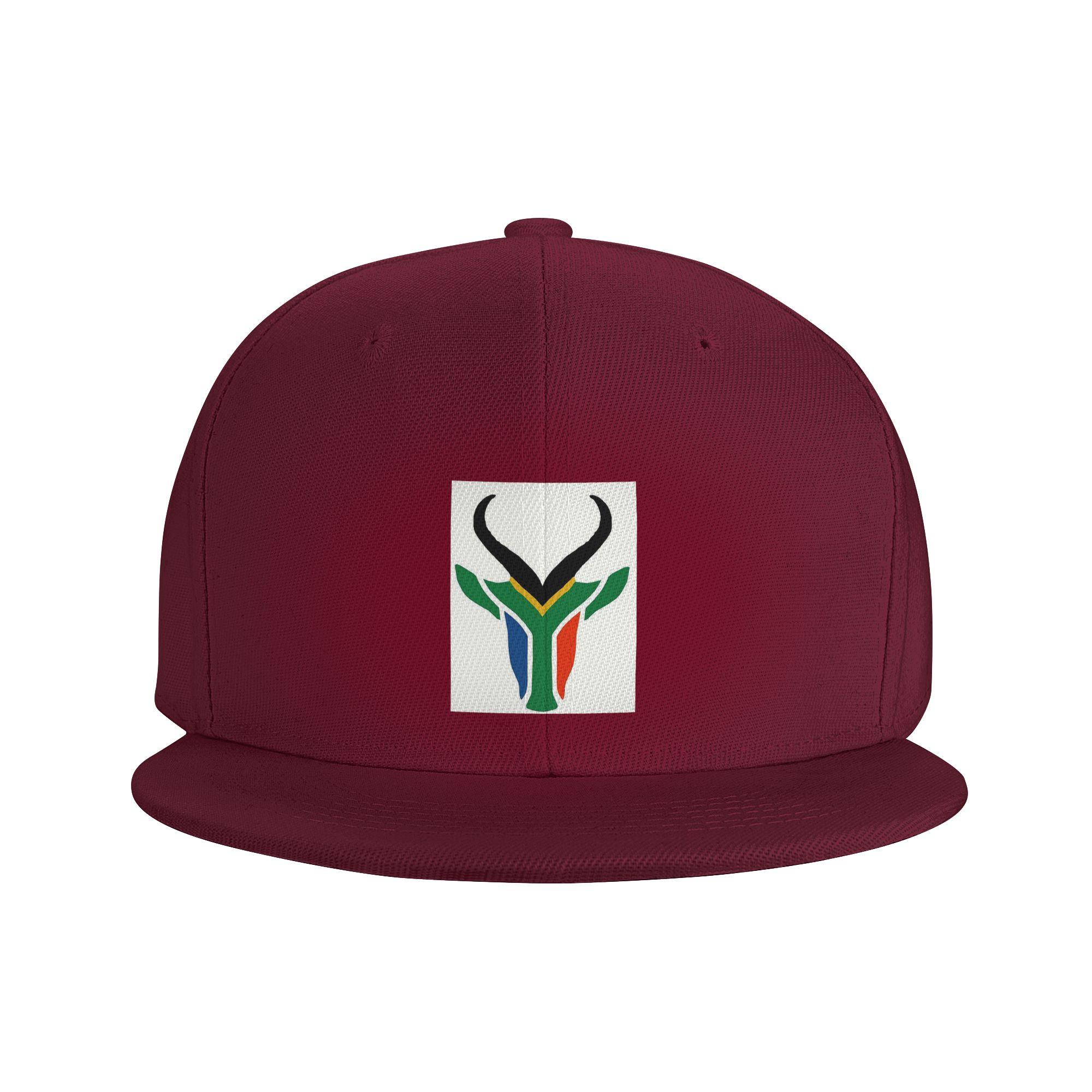 

Флаг Южноафриканских Спрингбокс Бейсболки Snapback Модные Бейсболки Дышащие Повседневные Кепки для Улицы для Унисекса One Size