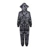 Erkek Kadın için Yetişkin Etçil Çiçek Tulum Pijama Noel Cosplay Tek Parça Kostüm Kapüşonlu Pijama Tulum