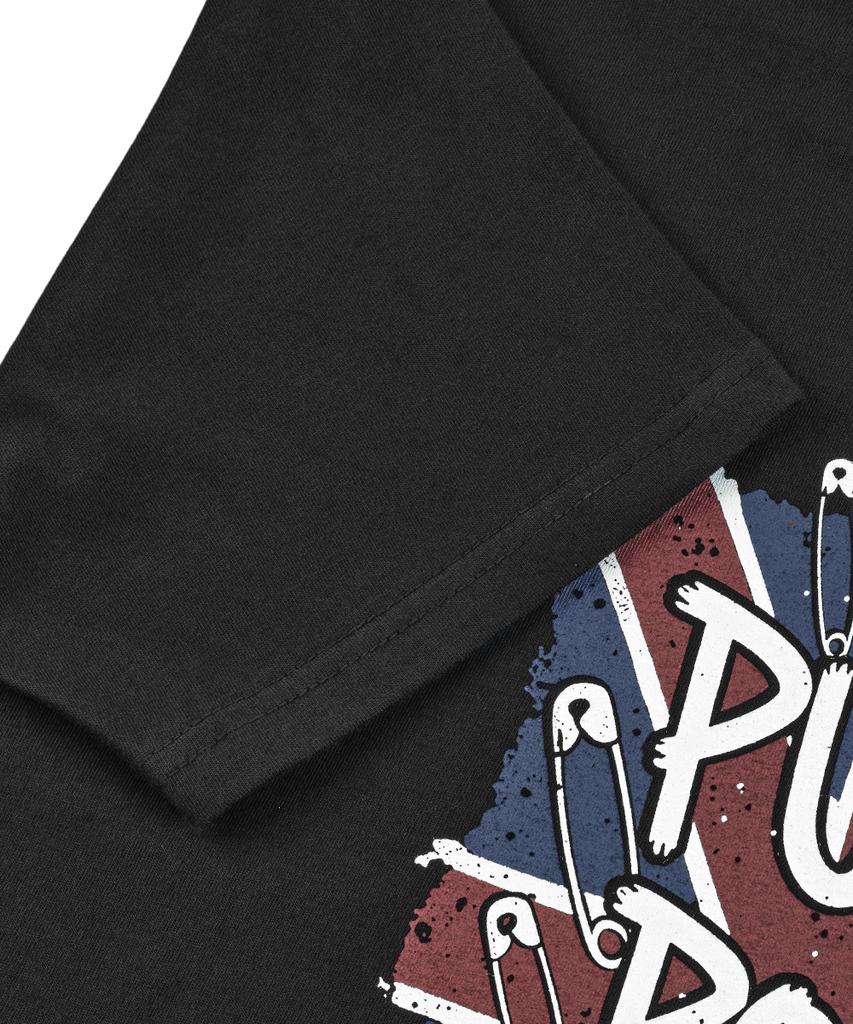 LERENNE Punk British T-Shirt - Black