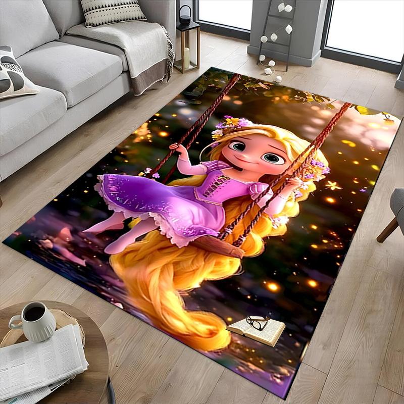 1 stuks Rapunzel Tapijt Kantoortapijt Buitentapijt Woondecoratie Vloerkleed Festival Cadeau Bureau stoel tapijt