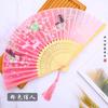 Ancient Style Cheongsam Students Summer Foldable Small Fan