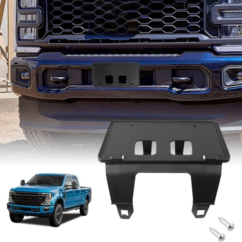 Direct Fit License Plate Mounting Bracket Part Number LC3Z17A385AB Replacement Parts For F250 F350 Models