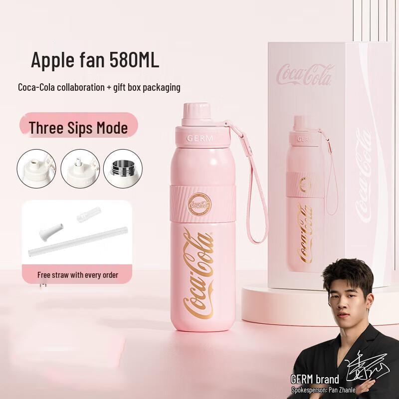 Gemi Stainless Steel Insulated Water Bottle with Straw