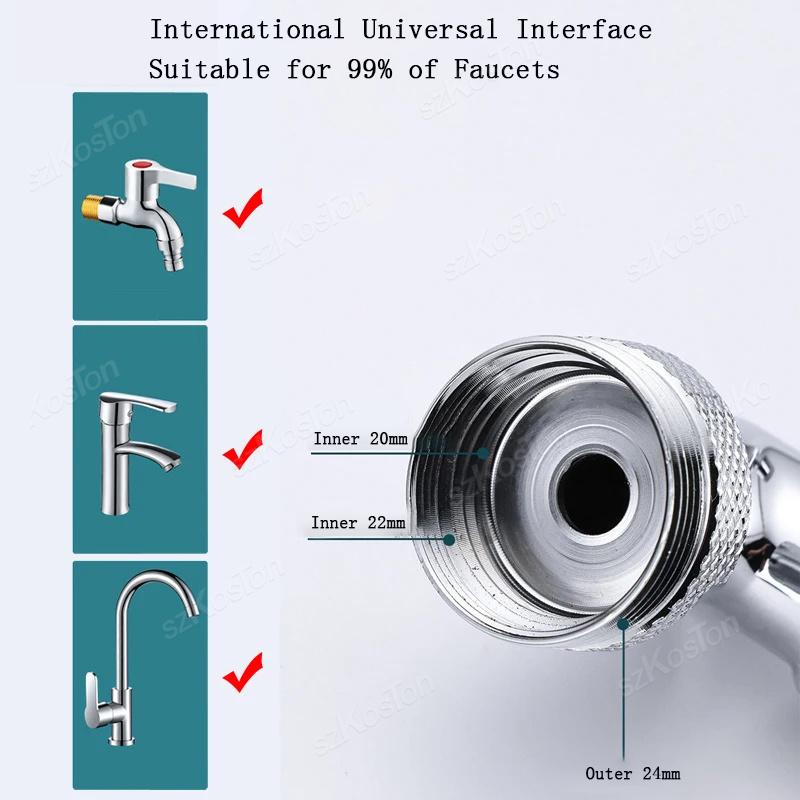 1080 Degree Swivel Faucet Aerator Mixer Tap Extender Adapter Attachment Water Nozzle Adjustable Kitchen Sink For Home Accessory