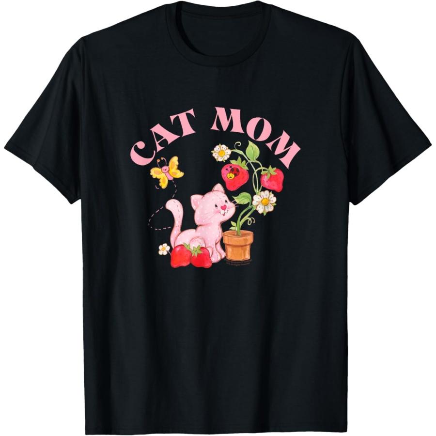 

Strawberry Shortcake Vintage Sweet Cat Mom Kitten Logo T-Shirt XXXXXL чорний