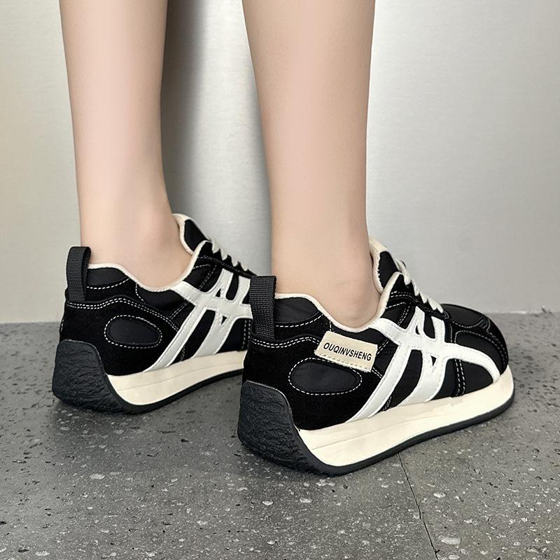 Leather Forrest Gump Shoes Women's 2026 Spring and Autumn New Versatile Breathable Fashion Casual Sports Virtue Shoes