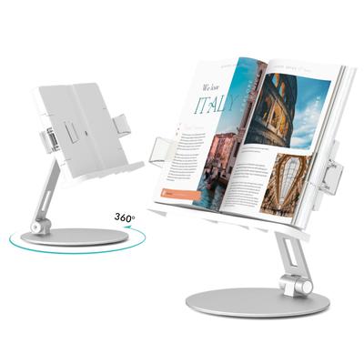 Viozon Buch Verstellbare Höhe und Aluminium Faltbar und für und Schule Ideal für Kinder und und Ständer, 360-Grad Drehbar, Winkel, Legierung, Tragbar,