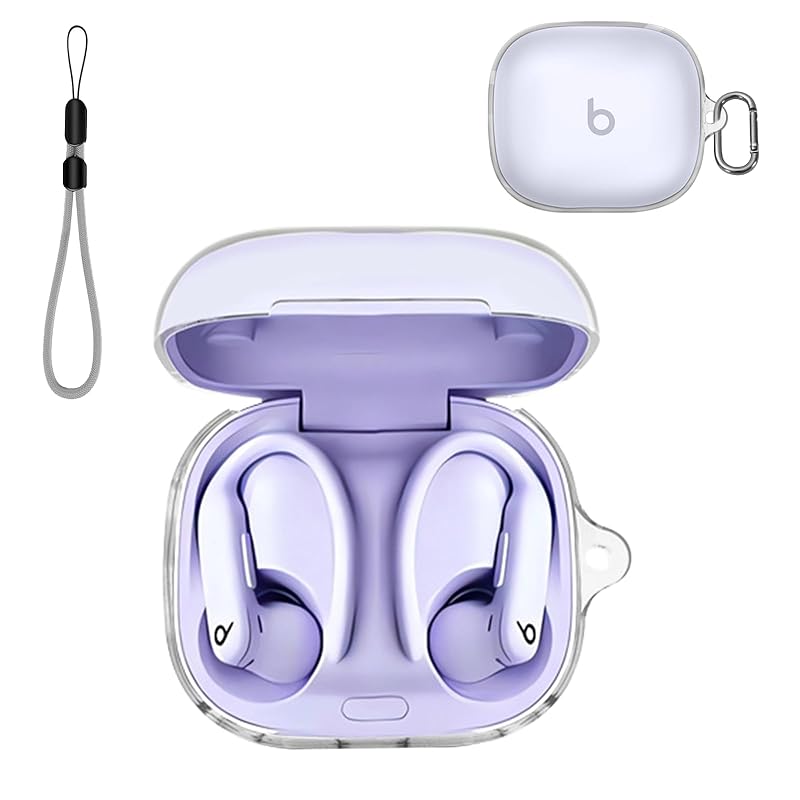 

Beats Powerbeats Pro 2 for case Cover [YANMONGI] Wireless earphones clear transparent protective cover TPU material Prevention of yellowing protective